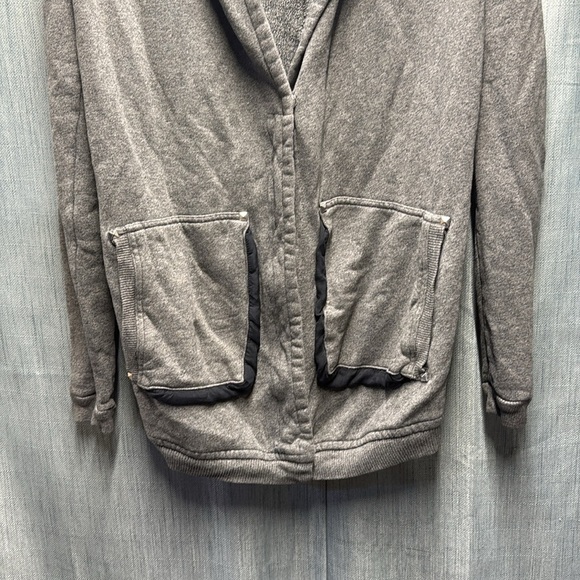 🇺🇸 Aritzia Wilfred free long sleeve jogger material zip up sweater size XXS - Picture 4 of 7